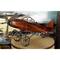 Brown Wood Vintage Sculpture, Airplane 9" x 16" x 14"